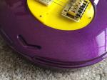 Custom guitar shop prince guitar Purple color boat anchor electric guitar with