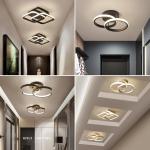 LED Gold Acrylic Corridor Lights Ceiling For Bedroom Living Room
