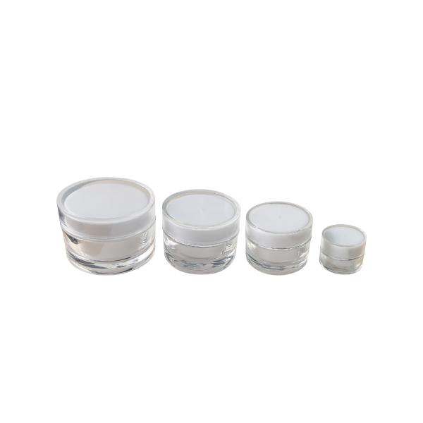 10g 20g 30g 50g Luxury Eye Cream And Essence Jar Transparent Acrylic For