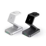 Mobile Phones Holder 3 In 1 Wireless Charger Adapter with 15W Magnetic Stand