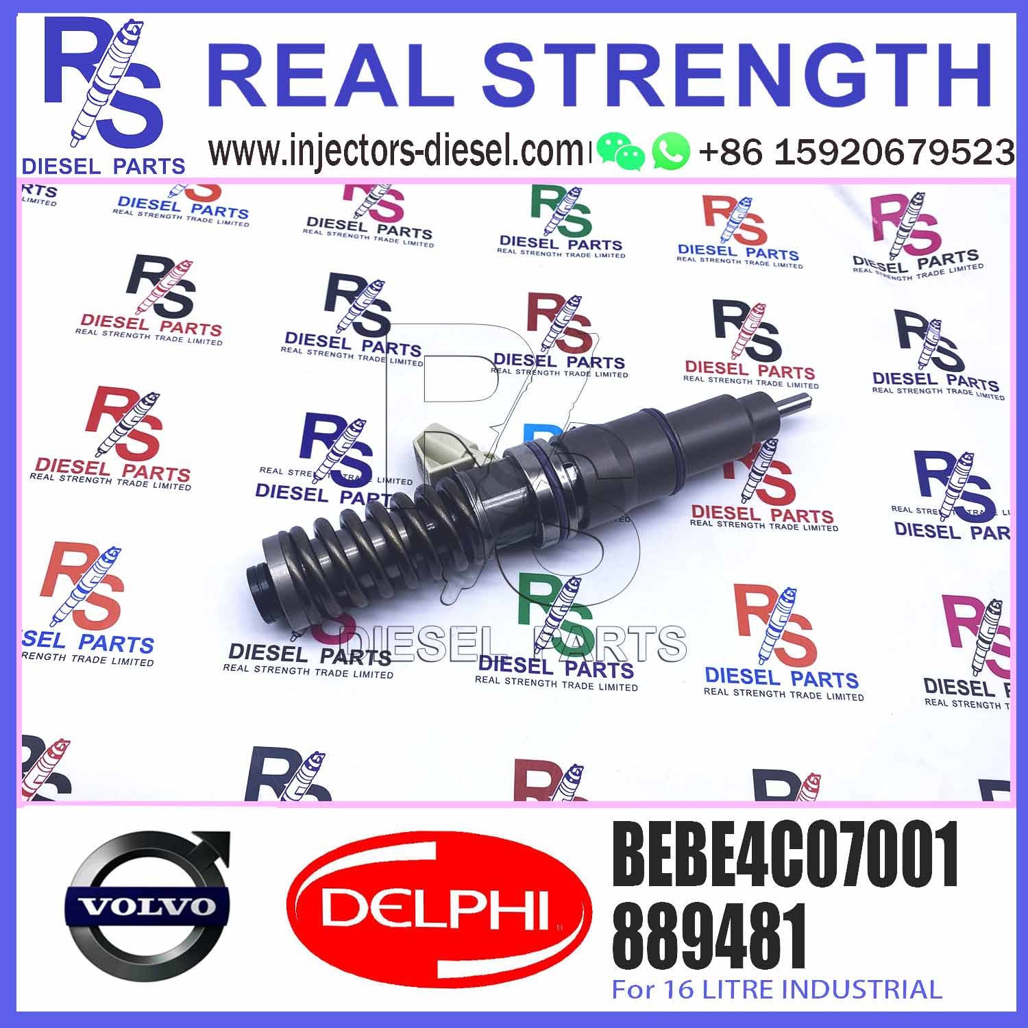 Fuel Injector 3829087 3803637 3803638 889481 BEBE4C08001 BEBE4C07001 for V-O-L-V Penta Unit Injection Pump D16 TAD1641VE