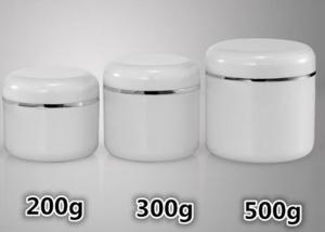 Wholesale 200g 300g 500g PET Face Cream Jars Customized Printing Beautiful Appearance from china suppliers
