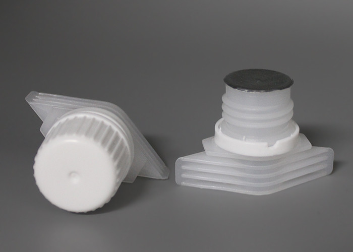 16mm Pour Spout Caps With Aluminum Seal Liner For Standing Jelly Bag