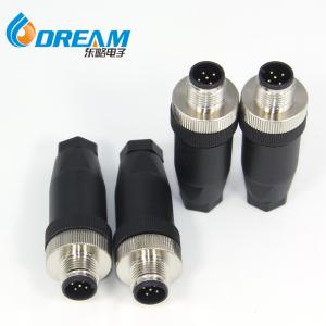 Wholesale M12 8 Pin Male Assembly Cable Plug, 180° Straight Male Assemble Type Plug Unshiled IP67 Industrial Sensor Plug Adapter from china suppliers