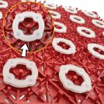Modular Surface Interlocking Floor Tiles Mat for Badminton Pickleball Court