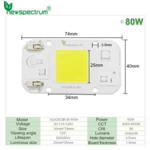 Wholesale Lighting Lamp Beads COB Cob Led Chips Size 25mm High Thermal Conductivity from china suppliers