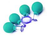 4pcs Customized Silicone Vacuum Massager Traditional Cupping Therapy To Remove
