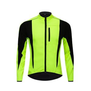 Wholesale Custom Team Name Long Sleeve Warm Windproof Cycling Zip Jacket for Men and Women from china suppliers