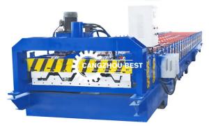 Wholesale Metal PLC 0.8mm Floor Deck Roll Forming Machine from china suppliers