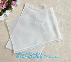 China PVC bag/PVC hook bag /PVC hanger bag for Underwear pack,PVC Plastic Packing Zipper Bag With Hanger clear bag hanger on sale