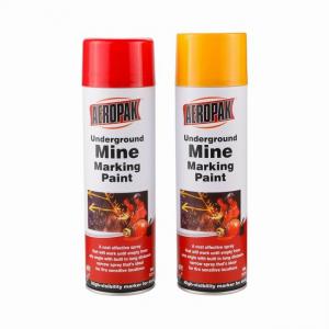 China Underground Mine Marking Spray Paint Non Flammable Highly Visible 500ml on sale