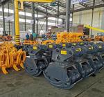 24 Ton Excavator Log Grab , Hydraulic Rotating Grapples For ZX230 PC240