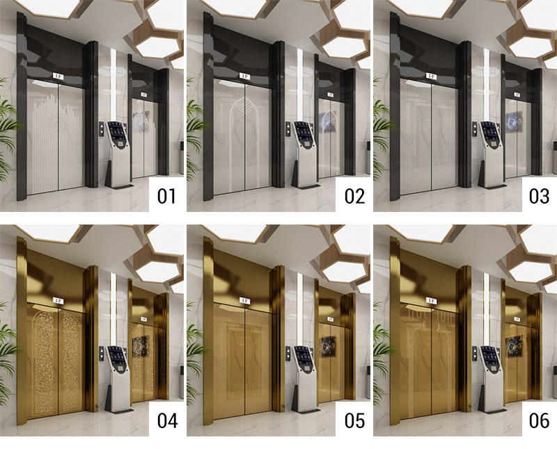 Decoration 1500mm Golden Color Decorative Stainless Steel Sheet For Elevator Cabins