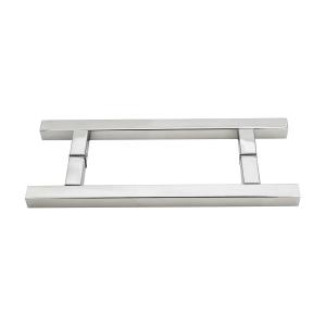 Wholesale Shower Door Knobs with Polish Finish Vertical Stainless Steel Pull Handle and SS 304 from china suppliers