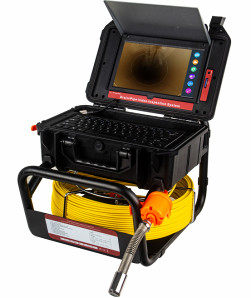 10.1Inch Pipe Wall Inspection System Rotating Underwater Fishing Video Camera