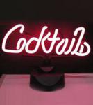 Neon table sculpture - Cocktail