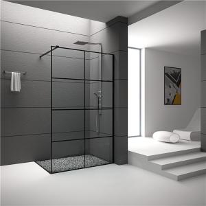 Wholesale Explosion Proof Texture Shower Glass For Bathtub Free Standing from china suppliers
