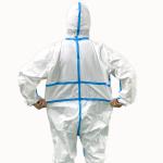 Non Woven Type 4 Polypropylene Disposable Protection Clothing Microporous