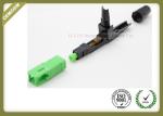 SC Singlemode UPC APC Fast Fiber Optic Connectors For FTTH Network