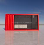 50/75/100mm Wave Sandwich Panel Wall Modern 20ft 40ft Steel Container Houses