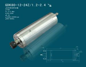 Wholesale GDK80-12-24Z/1.2-2.4 power constant Spindle motor 2.2kw water cooled from china suppliers