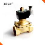 2W NC NO Stainless Steel 12v Diesel Fuel Water Solenoid Valve