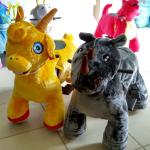 Hansel children rides for sale mall ride on toys plush electric animal scooters