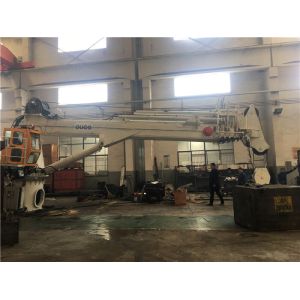 Hydraulic Offshore Pedestal Crane , Hydraulic Telescopic Crane Easy Maintenance