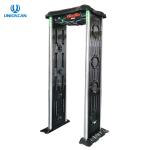 Walk Through 4KHZ Metal Detector Temperature Scanner Spray Disinfection