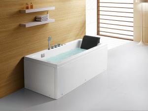 Wholesale 3C Certificate Acrylic Massage Bathtub DE001 High Gloss With Coloful LED Light from china suppliers
