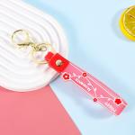 Soft And Bpa Free Silicone Keychain Pendants Wrist Keychain Bracelet Gifts for