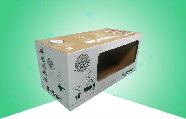Corrugated Paper Packaging Boxes Offset Printing For Packing Kid Bike / Scooter