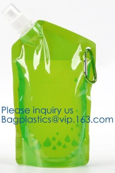 Customized Climbing Printed BPA Free Foldable T-shirt Shaped Bottle Collapsible