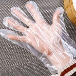 Wholesale Waterproof HDPE Disposable Plastic Gloves Food Handing Gloves For Cooking from china suppliers