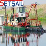 Anchor Boom Diesel Engine Cutter Suction Dredger with Booster Station and