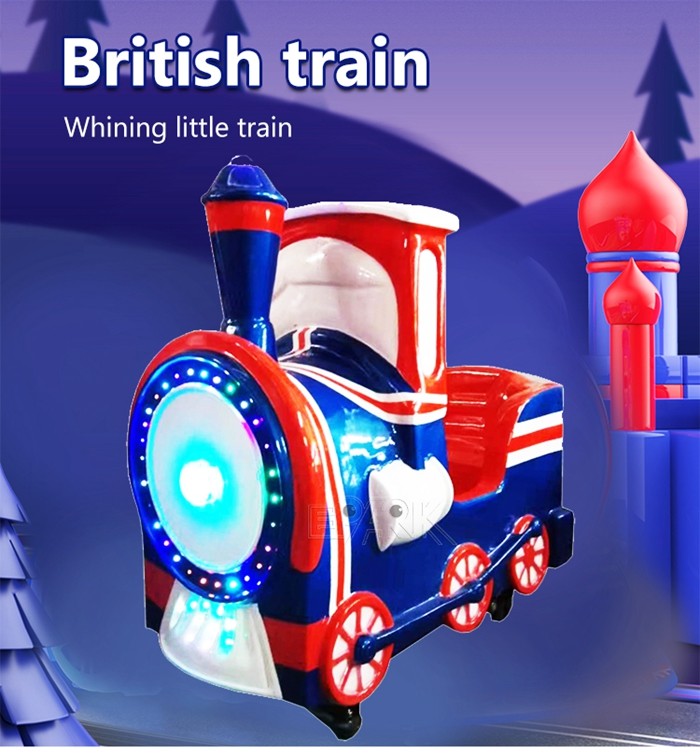 British Style Little Train Kiddy Ride Machine Indoor Coin Operated