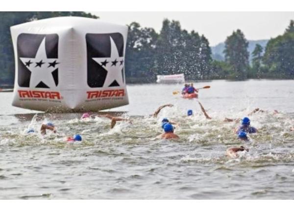 Swimming Event Inflatable square buoy Inflatable Water floating buoy for water
