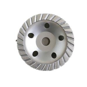 Wholesale hot press 4inch 105×4.5×20×22.23mm Sintered 105mm Diamond Continuous Turbo Grinding Cup Wheel For Concrete , Stone from china suppliers