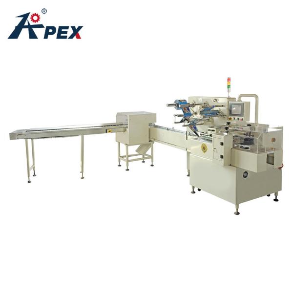 Three Servo Motors Without Pallet Plastic Small Pouch Bread Candy Mask Snack
