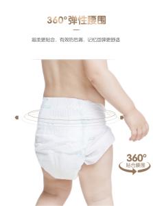 Wholesale Super Dry Kids Popular Disposable Baby Diaper With Clothlike Backsheet from china suppliers