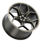 Custom 23 24 Black one piece forged wheels with 5x112 5x120 For BMW X5 X6