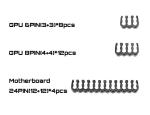 Computer Power Supply Cable Comb Set for Professional Looks and Clean Management