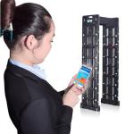 Waterproof Foldable Walk Through Metal Detector Door 7 Inch LCD Non Deformation