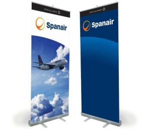 Wholesale Grey back PET banner for Roll up stand from china suppliers
