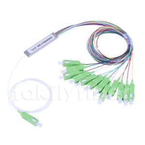 Wholesale 900μM Fiber Optic PLC Splitter 1x12 SC APC SM G657A For FTTH FTTX GPON EPOM from china suppliers