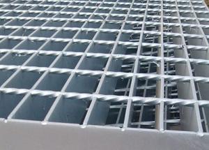 Wholesale Industrial Enjineering Building Materials Galvanized Serrated Grating Safety Steel Grid from china suppliers