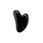 85*55mm Black Obsidian Gua Sha Board Jade Facial Gua Sha Massage Tools