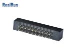 PBT Plastic 2.0mm Pitch Machined Box Header 20 Pin Straight Connector PA6T