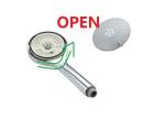 Clear Impurities W10cm Bathroom Handheld Shower ABS TPR chrome