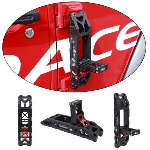 Wholesale Aluminium Alloy Foldable Door Hinge Side Step for 2020 JK JL Offroad Accessories from china suppliers